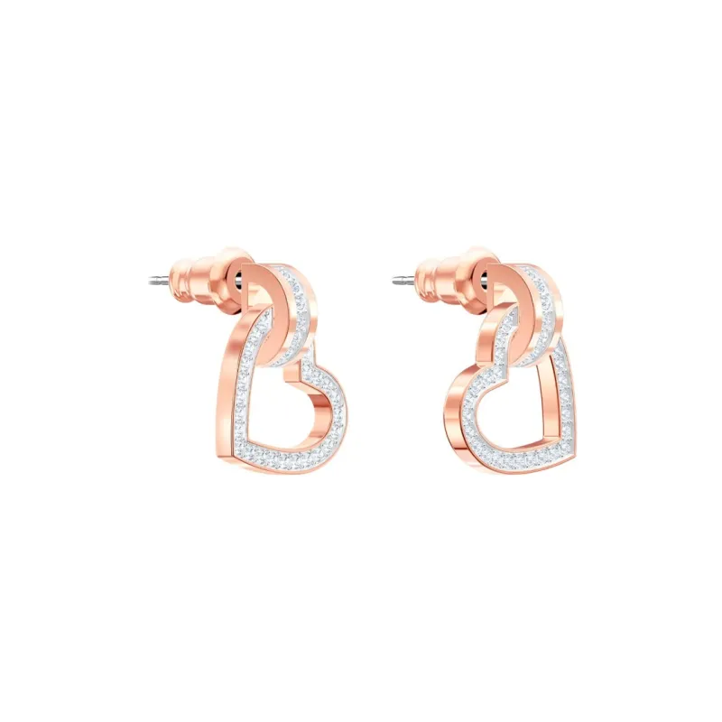 Swarovski Rose Gold Swarovski Crystal Earrings Women's Rose Gold-1