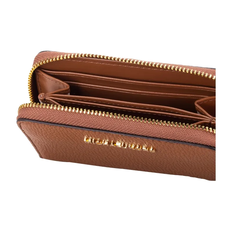 MICHAEL KORS Litchi Grain Leather Wallet Women's Brown-3