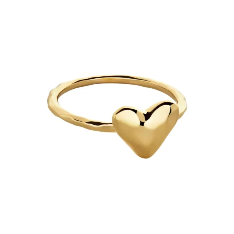 Monica Vinader Heart Stacking Ring-0