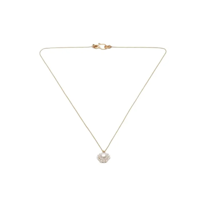 Sophie Bille Brahe 14kt Recycled Yellow Gold Jeanne Pearl Necklace-0