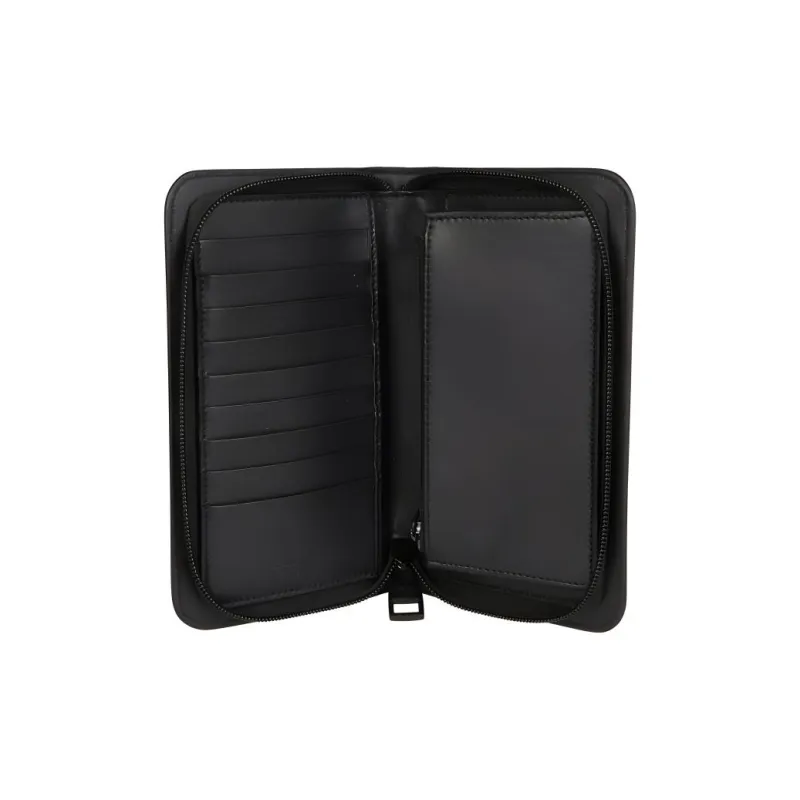 Alexander McQueen Leather Wallet Men's Black-2