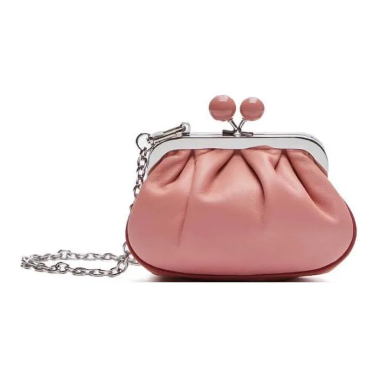 WEEKEND MaxMara Leather Shoulder Bag Mini Women's Pink-0