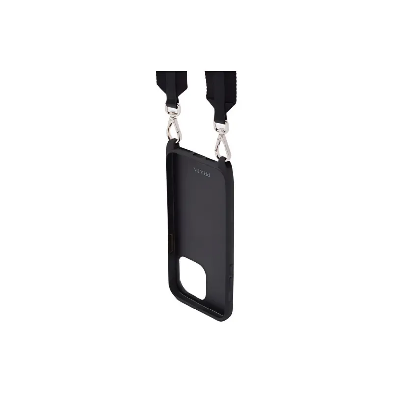 PRADA Saffiano Leather IPhone 14 Pro Case Bag Accessory Women's Pink-1