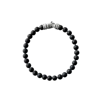 David Yurman Sterling Silver Spiritual Beads Bracelet 6mm