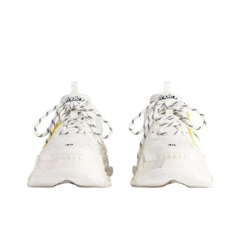 Balenciaga Triple S Low Top Casual Shoes Women's White-3
