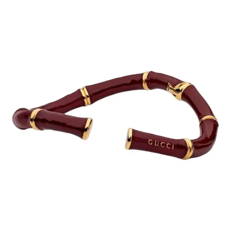GUCCI Enamel, Metal, Aluminum Necklaces Unisex Red-2