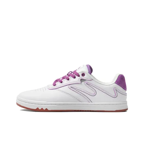 GOLUCK Cushioning Abrasion Resistant Support Low Top Skateboard Shoes Unisex Purple