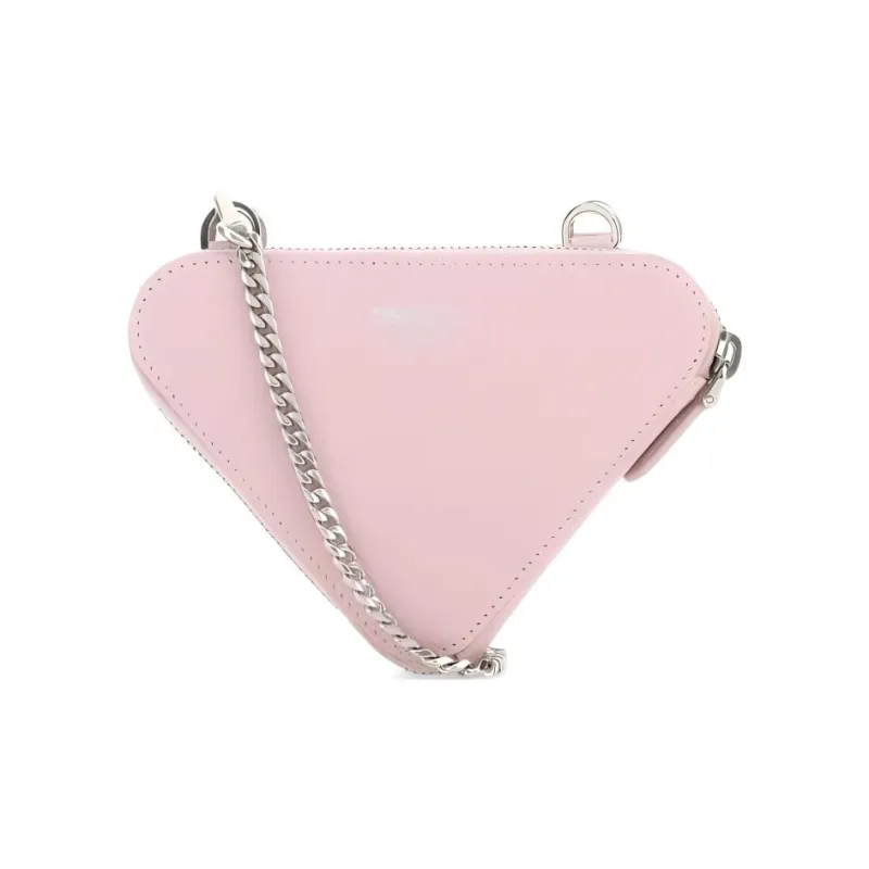 PRADA Saffiano Leather Portable One Shoulder Crossbody Clutch Mini Women's Pink-2