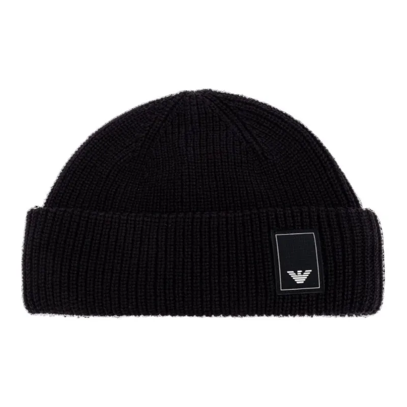 EMPORIO ARMANI Travel Essentials Wool Beanie-0