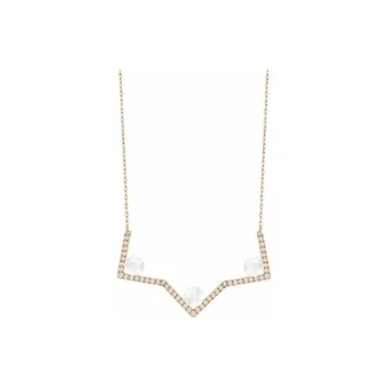 Swarovski Crystal Necklaces Women's Gold