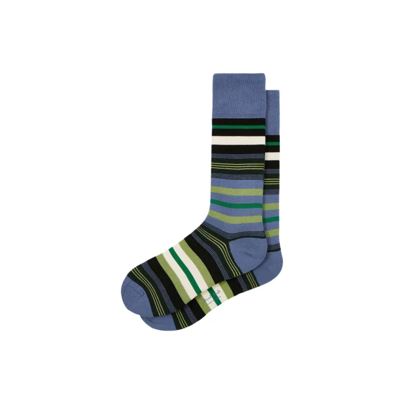Paul Smith SS25 Mid-Calf Socks Men's 1 Pack Dark Blue-0