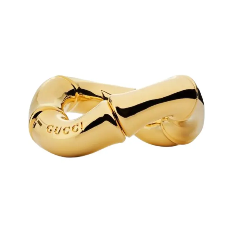 GUCCI Aluminum, Metal Bangles Unisex Gold-2