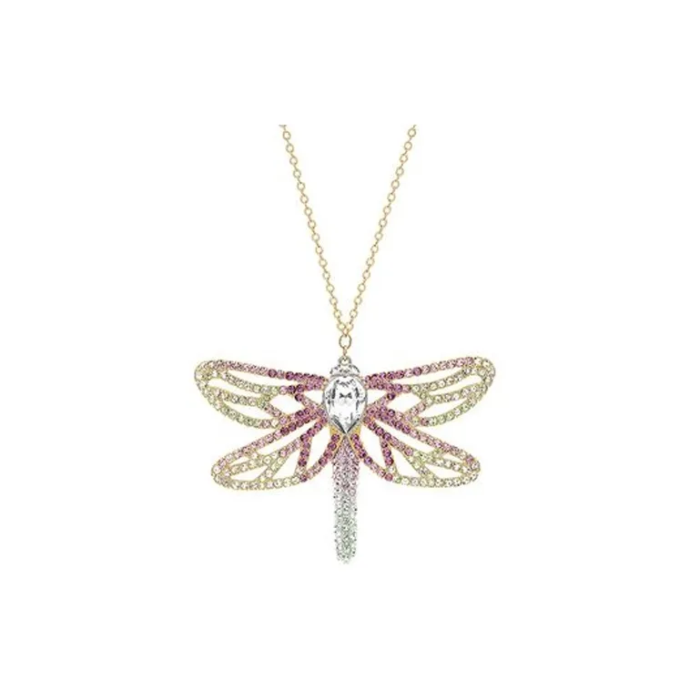 Swarovski Gold Plated, Crystal Necklaces Women's Gold-0
