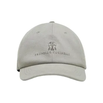 Brunello Cucinelli Logo Embroidered Baseball Cap