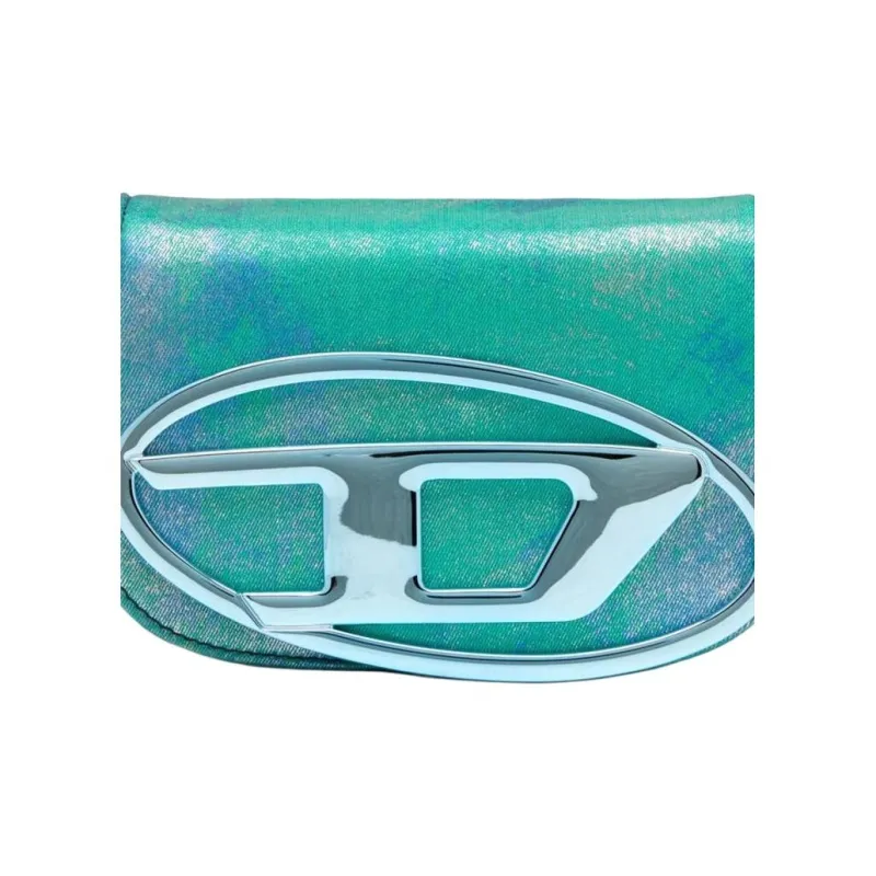 DIESEL Cotton One Shoulder Handbags Women's Peacock Green-5