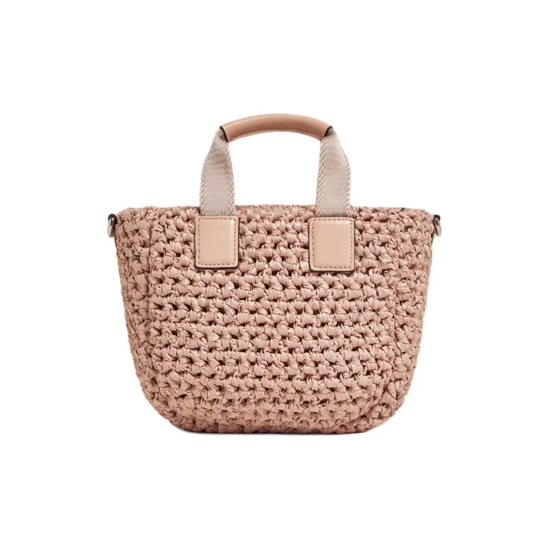 Moncler Caradoc Nylon Tote Bag, Shopping Bag, Shoulder Bag, Handbag Mini Unisex Pink-2