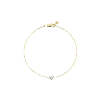 Monica Vinader Mini Heart Diamond Bracelet