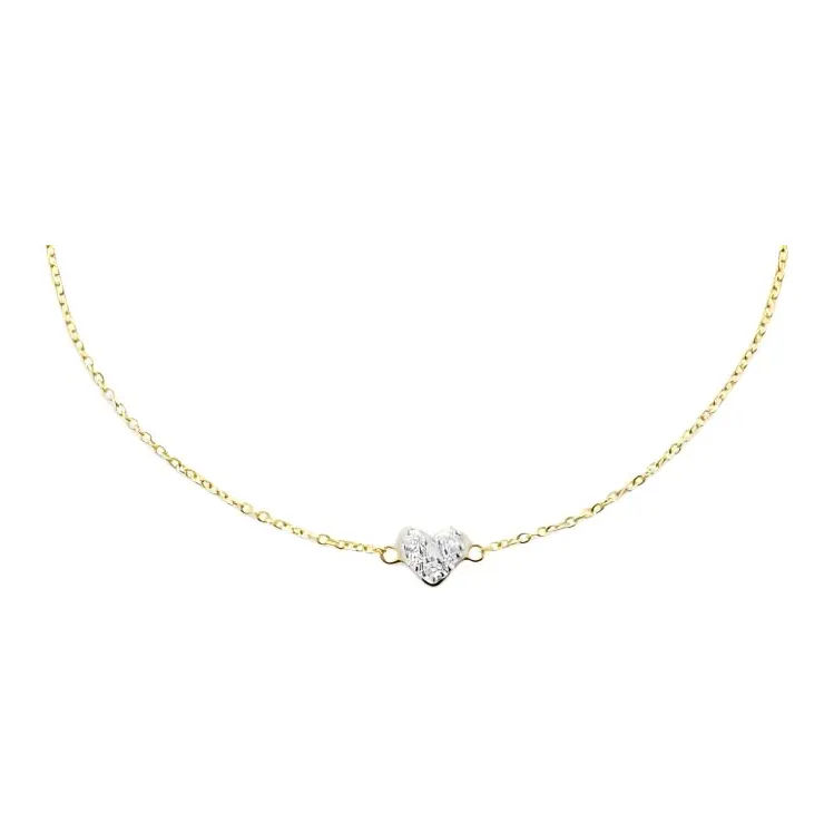 Monica Vinader Mini Heart Diamond Bracelet-2