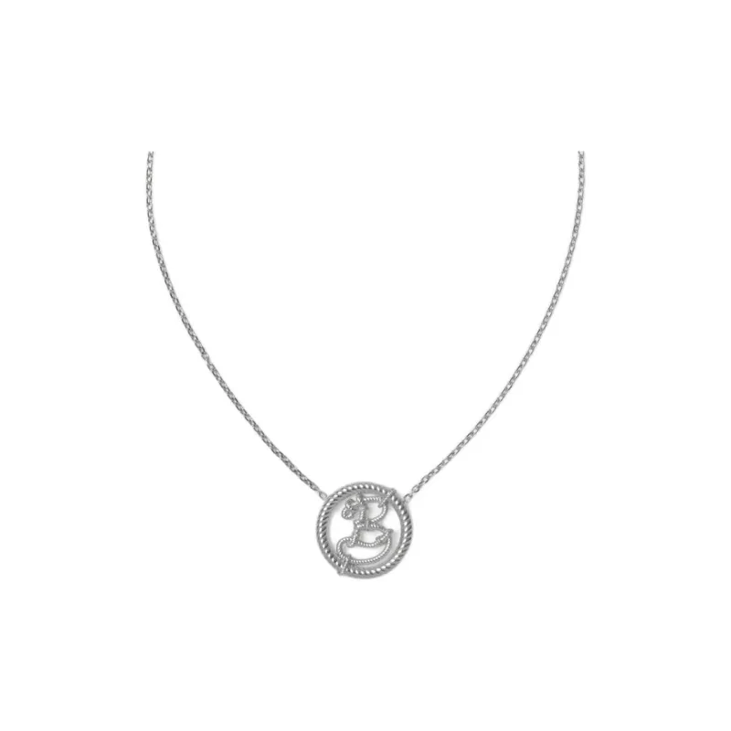 Burberry Palladium Plated Brass Necklaces Unisex Silver-0