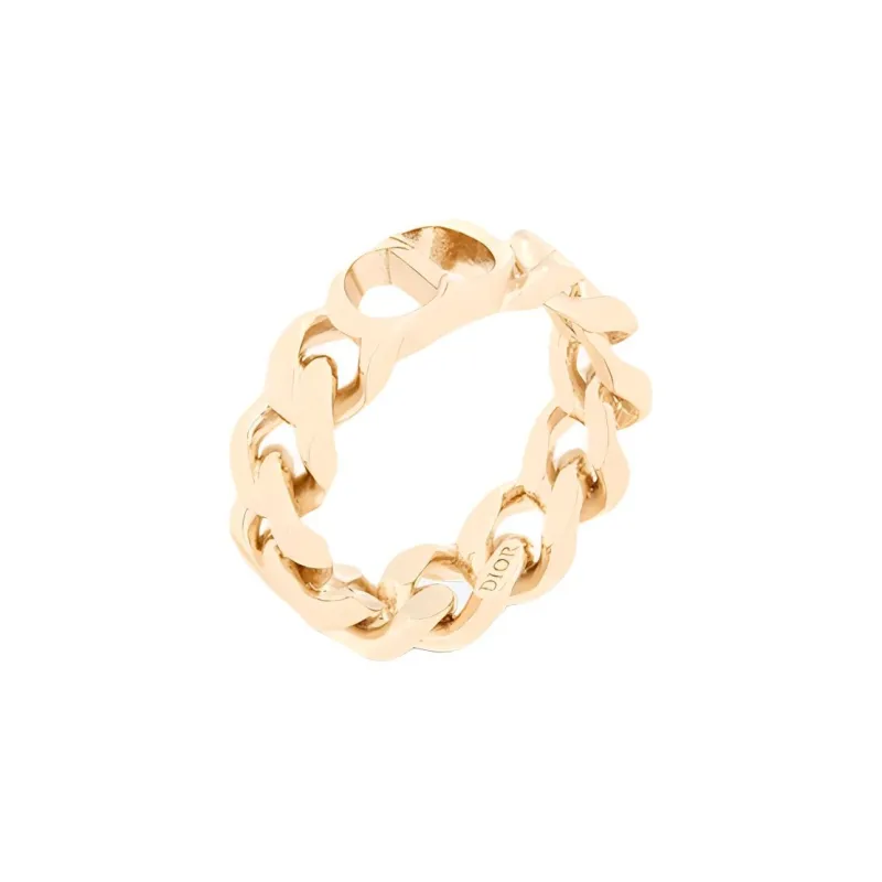 DIOR 925 Sterling Silver Rings Men's Gold-2