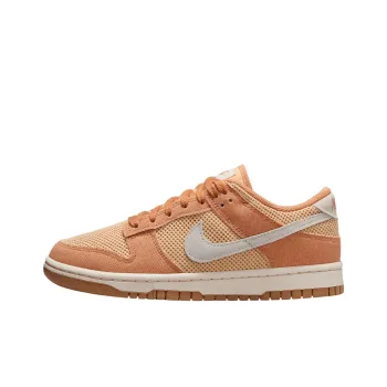 Nike Dunk Anti Slip Wear Resistant Low Top Skateboard Shoes Women's Orange