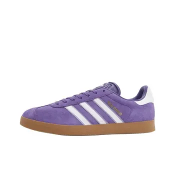 Real Madrid x Adidas Originals Anti Slip Wear Resistant Low Top Skateboard Shoes Unisex Purple