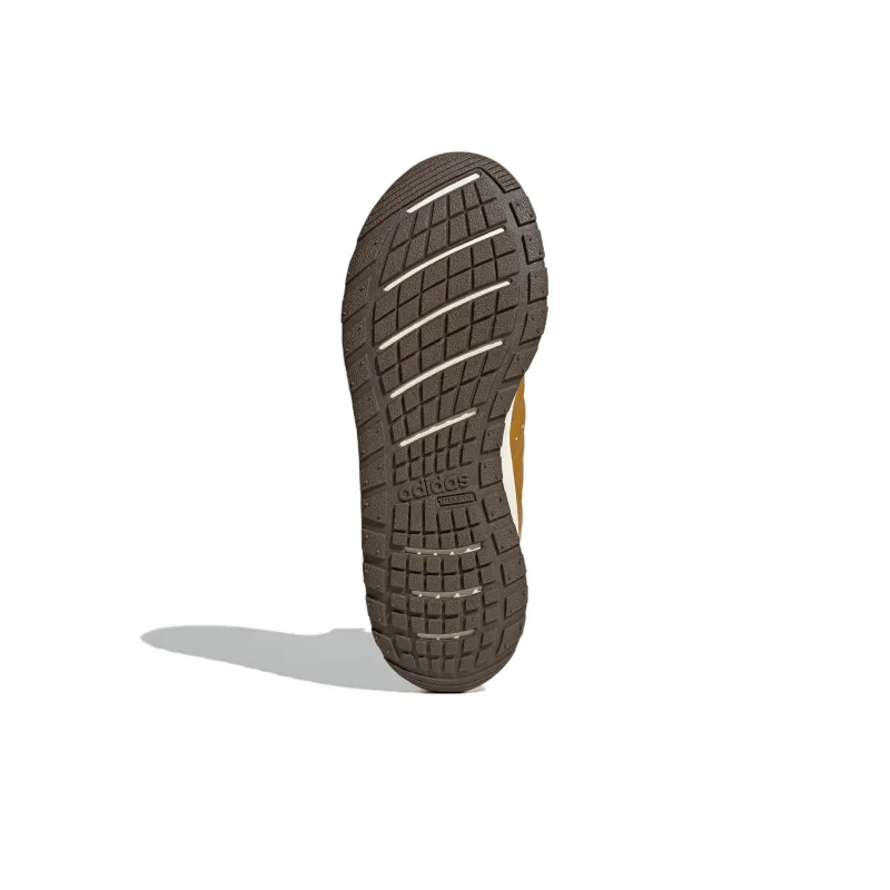Adidas Anti Slip Wear Resistant High Top Vintage Basketball Shoes Unisex Brown-4