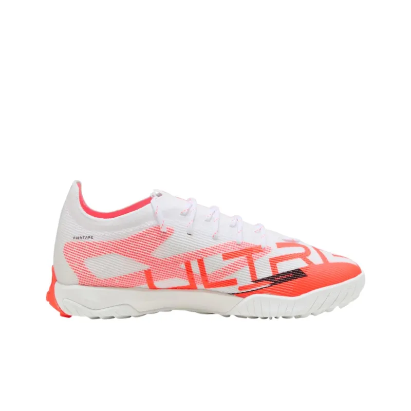 PUMA Ultra 5 Pro Anti-Slip Wear-Resistant Soccer Shoes Unisex White Orange-1