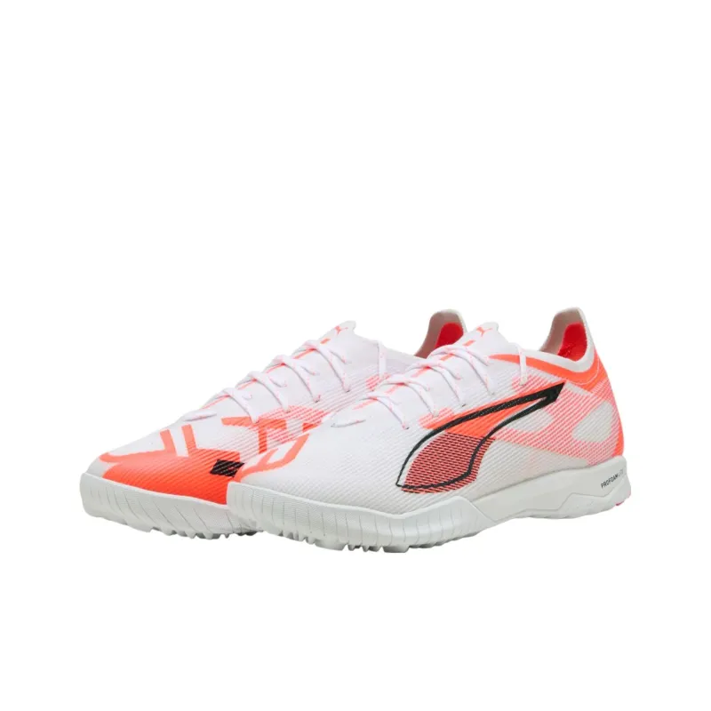 PUMA Ultra 5 Pro Anti-Slip Wear-Resistant Soccer Shoes Unisex White Orange-2