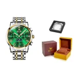 Men's Steel Band Green Dial[Box Limited Edition]