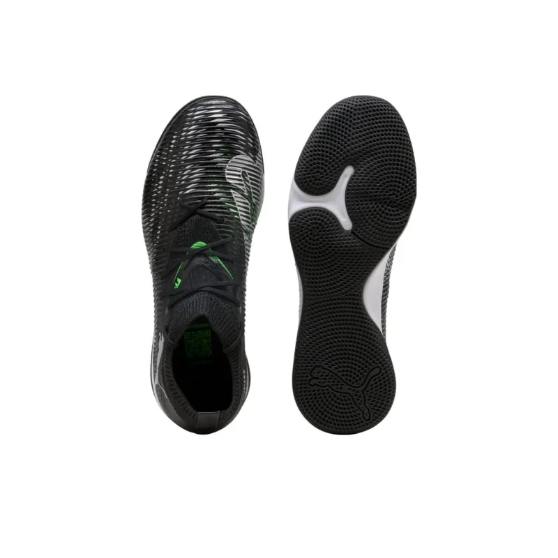 PUMA FUTURE 8 Indoor Anti Slip Wear Resistant Soccer Shoes Women's Black-3