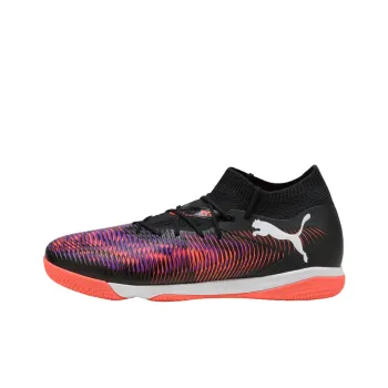 PUMA FUTURE 8 Anti Slip Wear Resistant Soccer Shoes Men's Black Purple Orange
