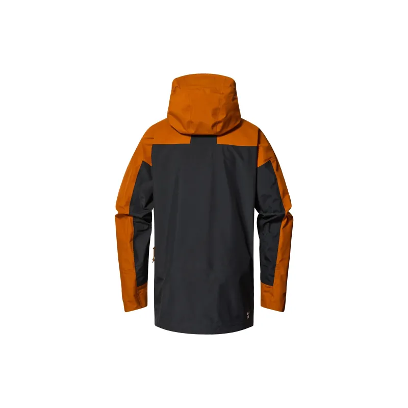 HAGLÖFS Vassi GTX Jackets & Coats Men's Gold Brown/Pure Black-1