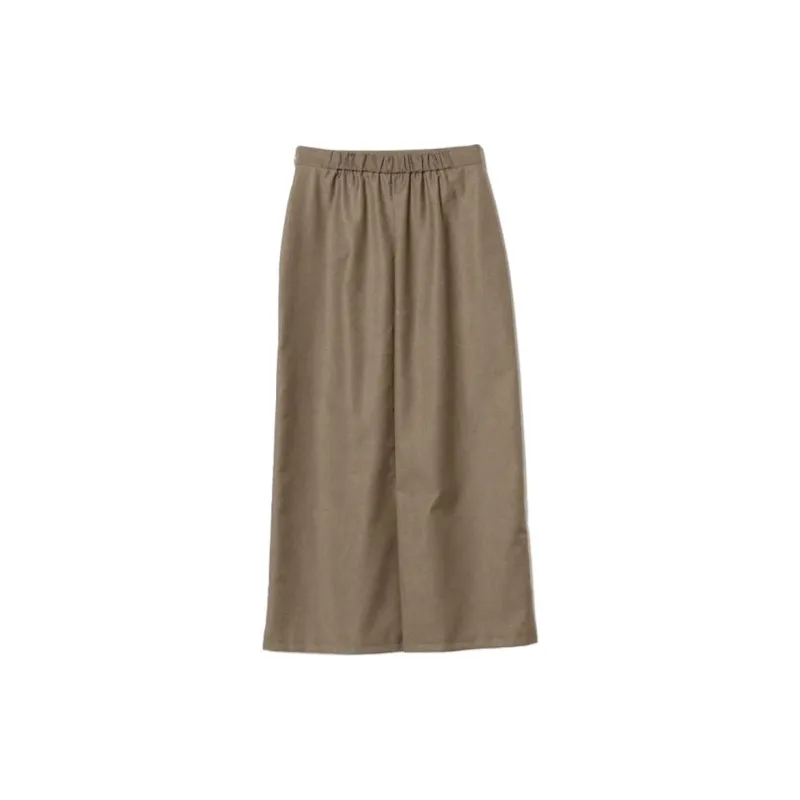 Beams Casual Long Skirt Women's Brown-3