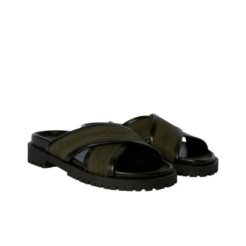 OFF WHITE Chicago Crisscross Sandals-2