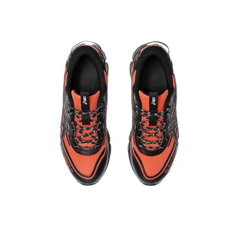 Lack Of Guidance x Asics Gel Quantum 360 8 Anti Slip Wear Resistant Low Top Running Shoes Unisex Orange Black-4