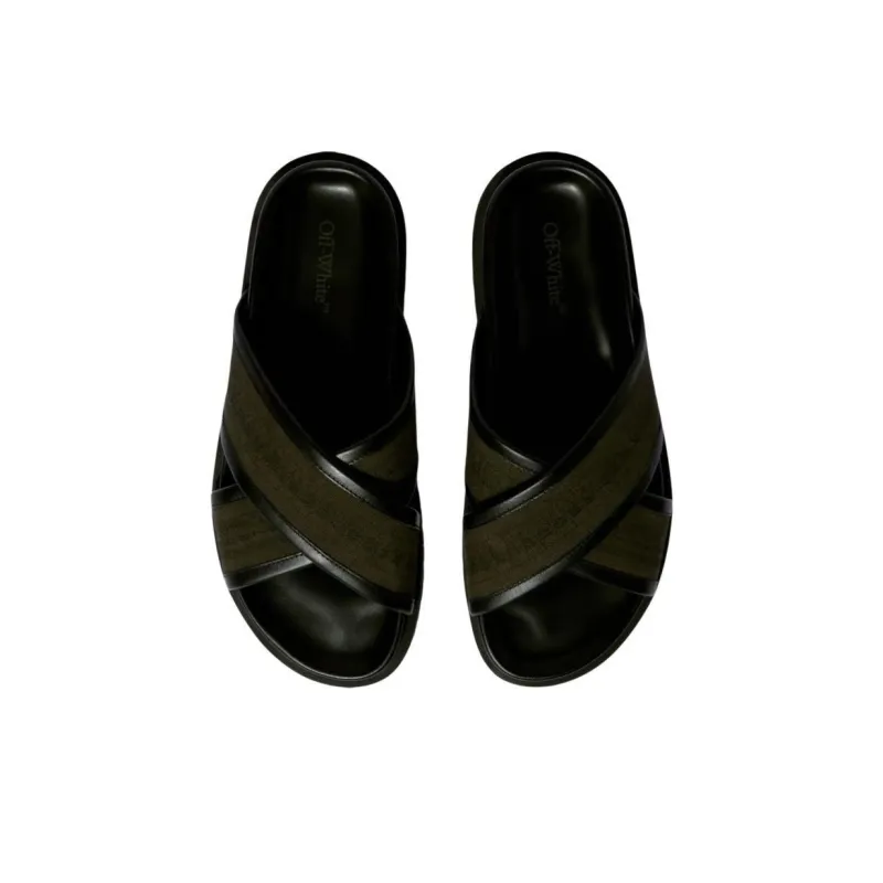 OFF WHITE Chicago Crisscross Sandals-4