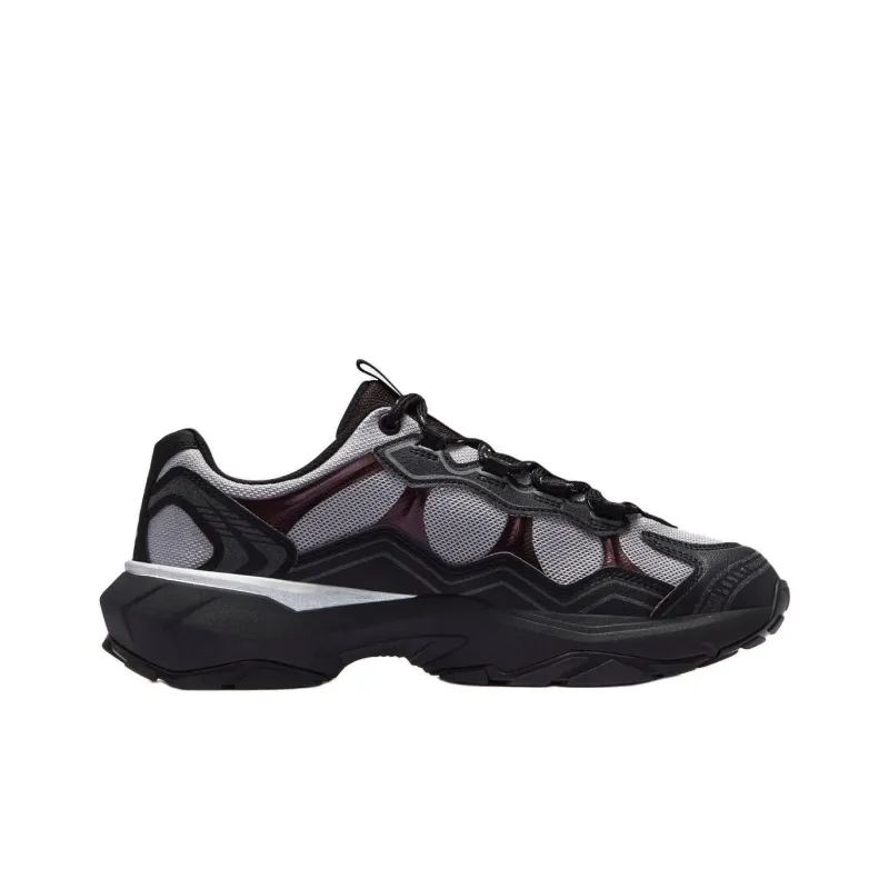 FILA FUSION GRAVEL Stratum Shoes Anti-Slip Wear-Resistant Low-Top Casual Shoes Men's Black Gray Color-1