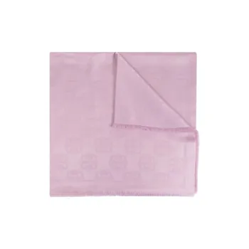 Givenchy Silk Cotton Knit Scarves Women's Pink