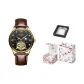 Brown Leather Gold Case Black Dial[Box Limited Edition]