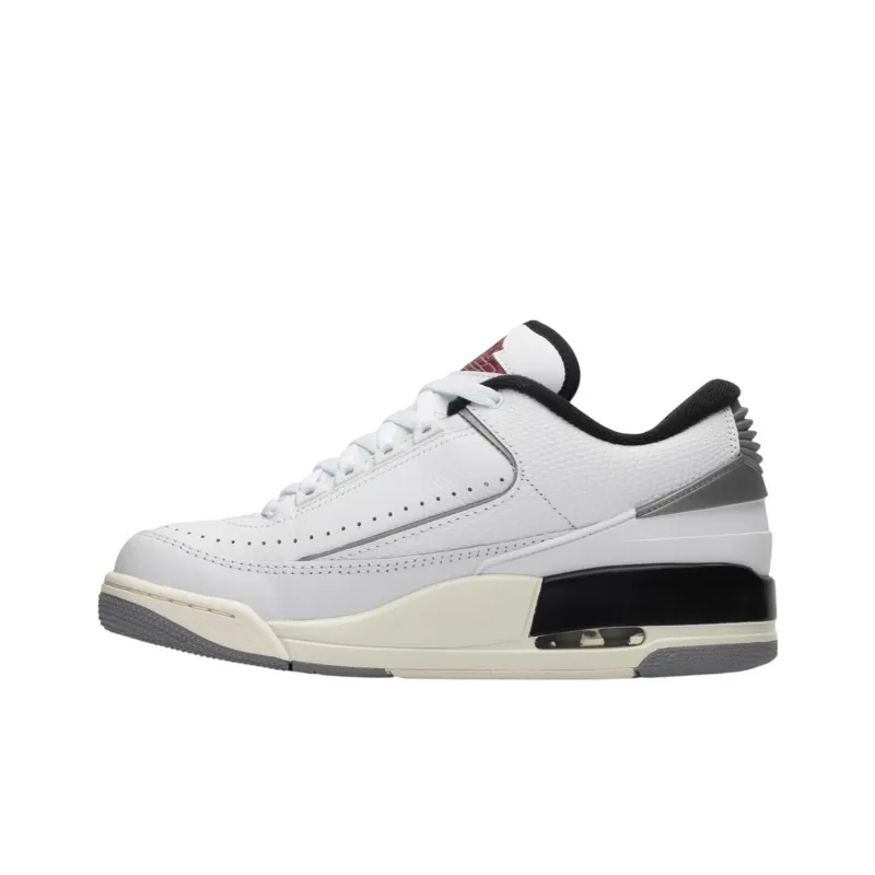 Jordan 2/3 White Black Metallic Silver-0