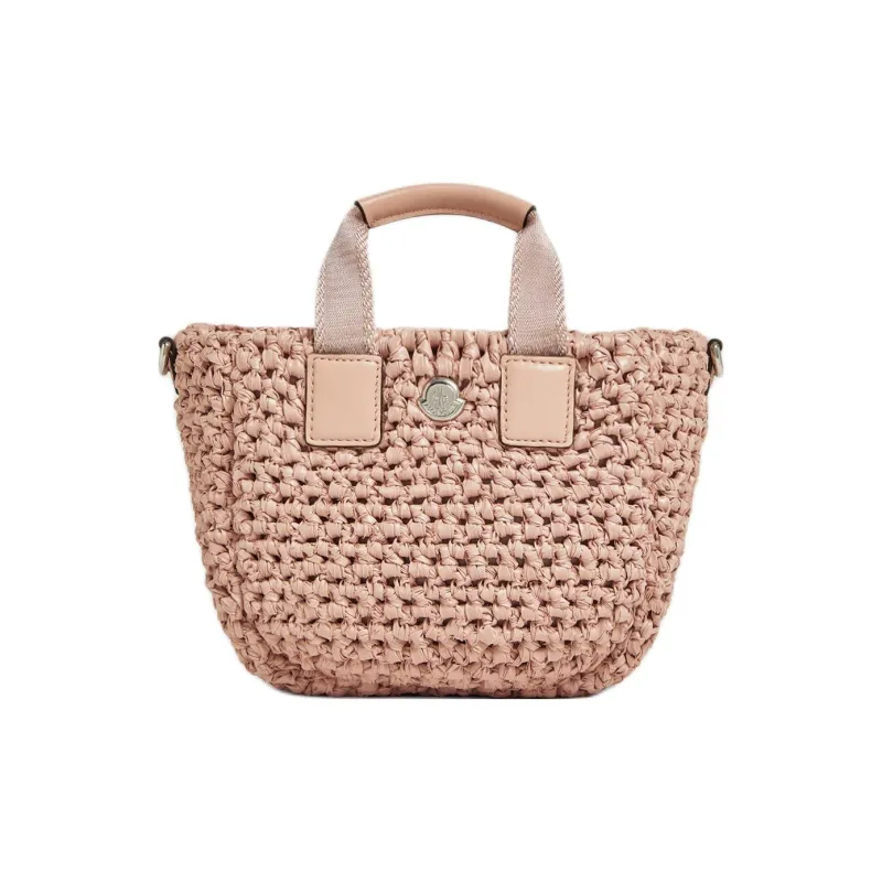 Moncler Caradoc Nylon Tote Bag, Shopping Bag, Shoulder Bag, Handbag Mini Unisex Pink-0