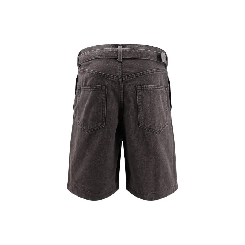 Sacai Belted Denim Bermuda Shorts-1