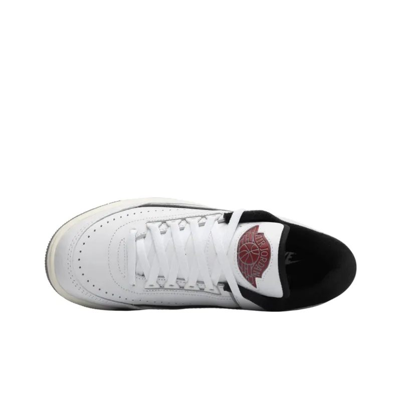 Jordan 2/3 White Black Metallic Silver-2