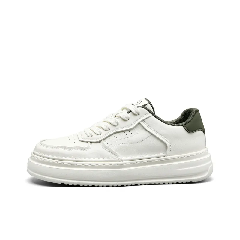 AOKANG Air Force One Series Skateboard Shoes Unisex Low Top Titan Green, Rock Brown, Grape Gray-1