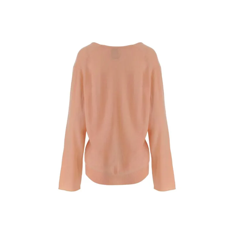 ALLUDE V neck Sweater-1