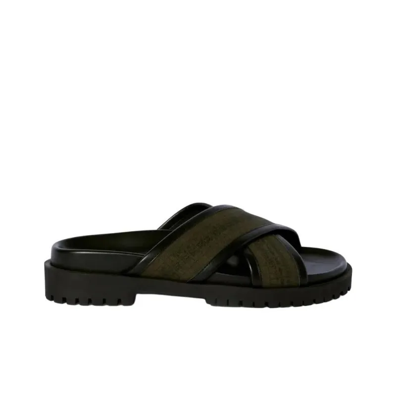 OFF WHITE Chicago Crisscross Sandals-1