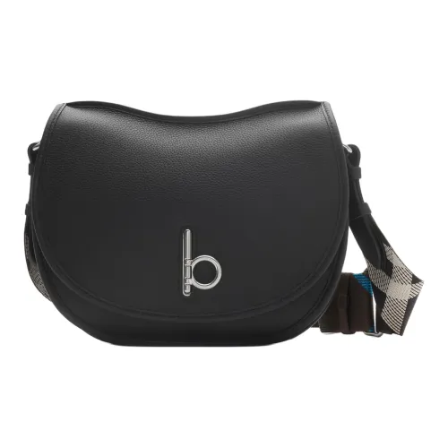 Burberry Rocking Horse Calfskin Leather legion Bag, Crossbody Bag Men's Black