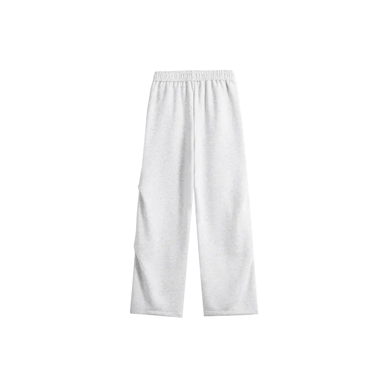 HOKLV Knitted Sports Pants Unisex Burgundy-7