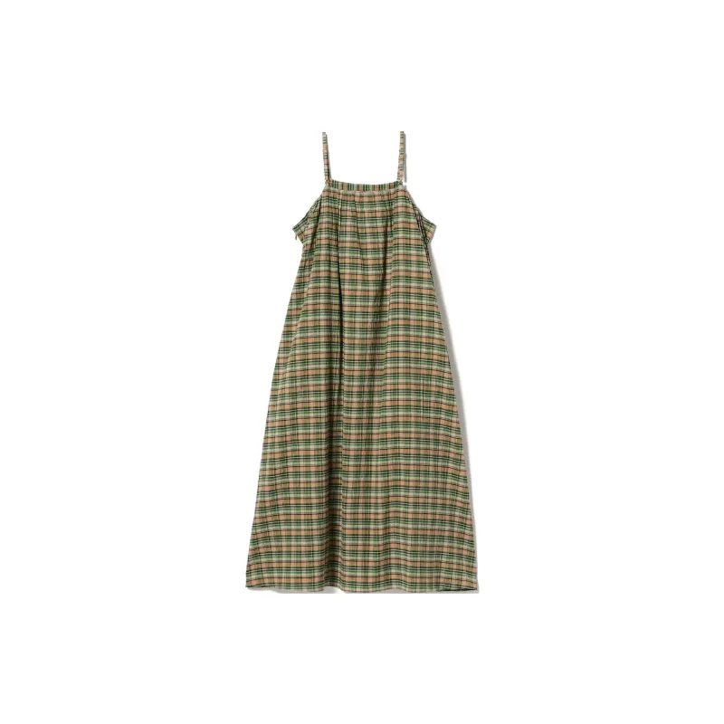 Beams Slip Dresses Women's Orange-1